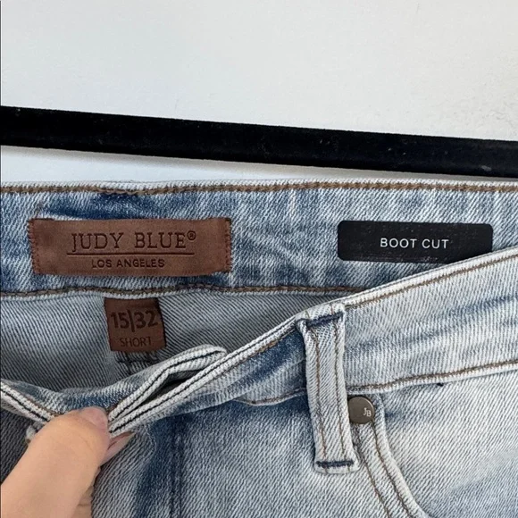 Judy Blue Light Wash Bootcut Jeans, Style#JB88784 LT-S - Size 15/32 Short - Picture 4 of 7